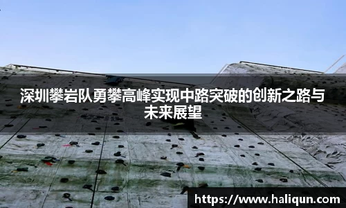 深圳攀岩队勇攀高峰实现中路突破的创新之路与未来展望